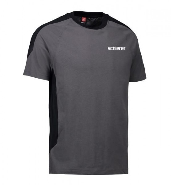 T-Shirt Kontrast inkl. Druck, Gr. 4XL